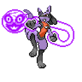 Pokemon Fusion Sprite: Request #62: Mega Mewtwo X Mega Lucario Shiny  Greninja 