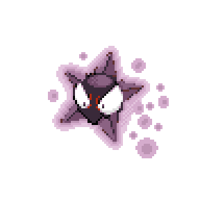 gengar sprite red and blue