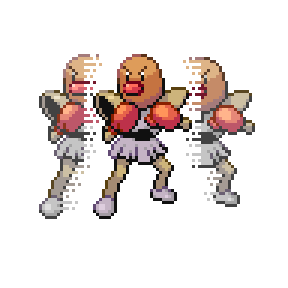 I fused some sprites of Hitmonchan and Hitmonlee. : r/PokemonFusion