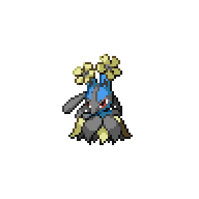 Shiny Lucario Pixel Art