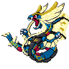 Gyarados (fusion) Custom Sprite by healz4Diamond on DeviantArt