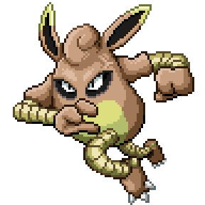 Hitmonlee #106 - FusionDex