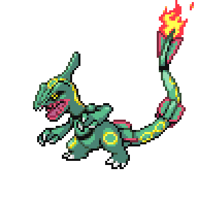 Shiny Rayquaza (Gen 3 Emerald)