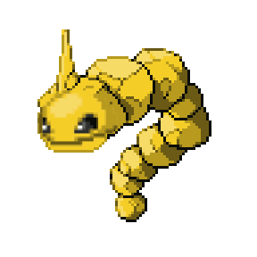 Pixel-Art of the (sadly not shiny) Crystal Onix