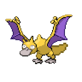 This is Nia, my aerodactyl from Pokémon X. She has The jolly