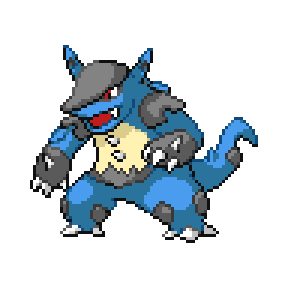 Minecraft Pixel Art - Lucario Mini Sprite 