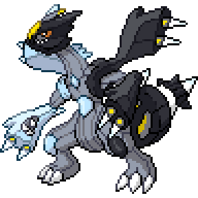 OC] I made my own fusion of Zekrom and Kyurem - this is Kyurom