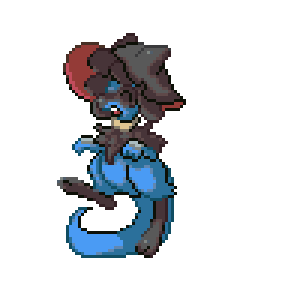 Pixilart - Pixel Lucario and Riolu (and their shiny versions) by