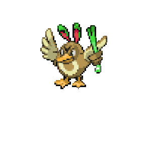 Farfetch'd  Pokemon firered, Pokemon, Flying pokémon