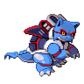 BLASTOGRE 🔫x🌊 (Blastoise-Kyogre FUSION) #fy #fyp #pixelmon #minecraf