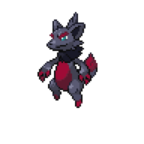 Pixilart - Mega Lucario and Zorua (and their shinies) by Reshiram