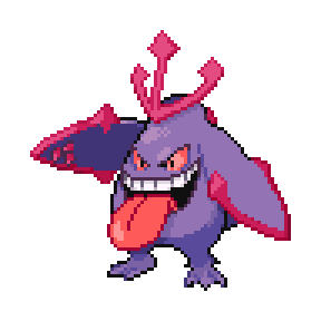 Gigantamax Gengar Sprite by noirium on DeviantArt