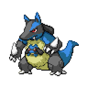 Minecraft Pixel Art - Lucario Mini Sprite 